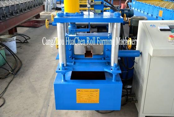 Galvanis / Baja Karbon C Purlin Roll Forming Machine Untuk Baja Berbentuk C Purlin