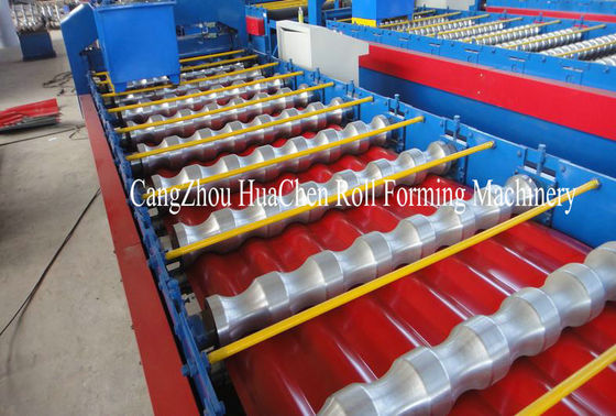 Andalucia Profile Color Steel Metal Glazed Tile Tile Roll Forming Machine