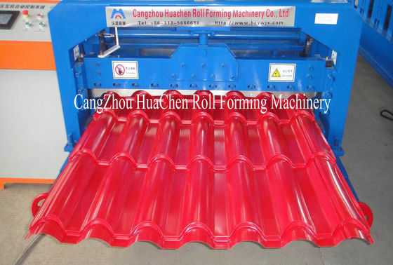 Andalucia Profile Color Steel Metal Glazed Tile Tile Roll Forming Machine