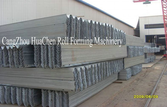 Gear Box Drive Guardrail Mesin Roll Forming Kontrol PLC