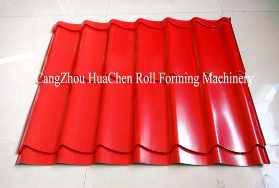 Roll Former Double Layer Roll Forming Machine For Glazed Tile Roof Sheet