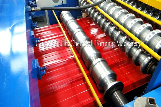Color Steel Plate Double Layer Roll Forming Machine 1250mm Width