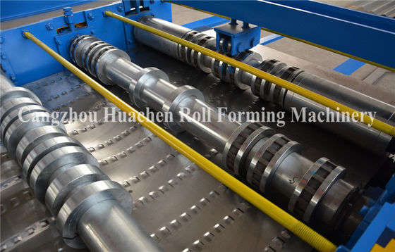 High Speed Galvanized Steel Floor Deck Roll Forming Machine 28 Rows