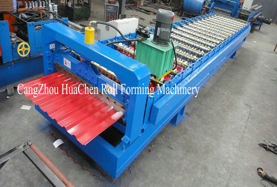 Mitsubishi PLC Metal Wall Panel Roll Forming Machine Yield Strength 550Mpa
