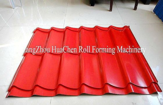 15m / Min Speed Roof Panel Roll Forming Machine 45 Forge Steel Material