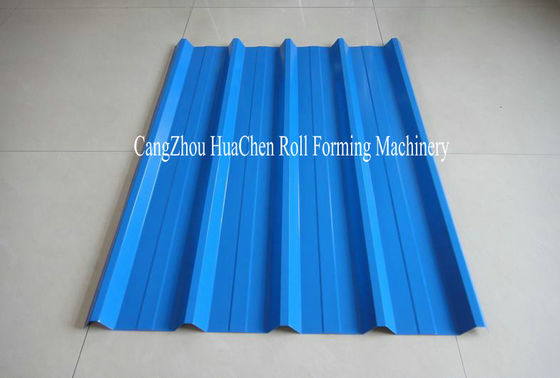 Mesin Roll Forming Lapisan Ganda Atap Logam Ukuran Popuar Dengan Penutup Aman