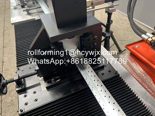 Cr12 Cutter 45 # Steel Angle Keel Roll Forming Machine