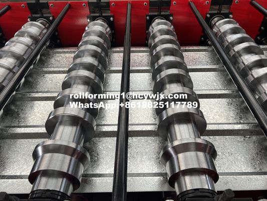 G250-G300 Mesin Pembentuk Atap Seng Coil, Mesin Pembentuk Gulungan Panel Tiga Fasa