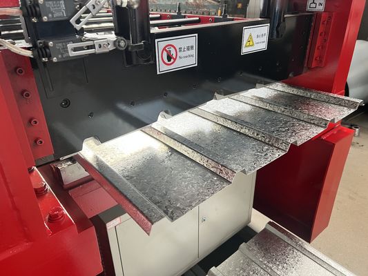 Mesin Roll Forming Dek Lantai Galvanis Otomatis 11+11+7.5KW