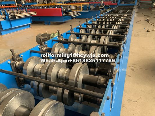 Barbados Panel 850mm Floor Deck Roll Forming Machine Kontrol Plc