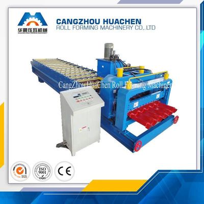 PPGI Colored Glazed Tile Roll Forming Machine 380V 50HZ 3fase
