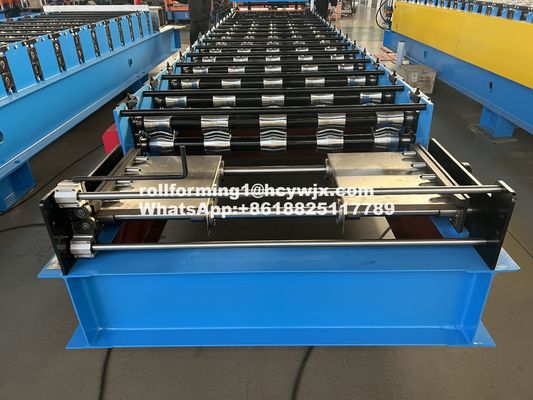 Ibr 0.7mm Roofing Sheet Roll Forming Machine Untuk Pasar Dominika