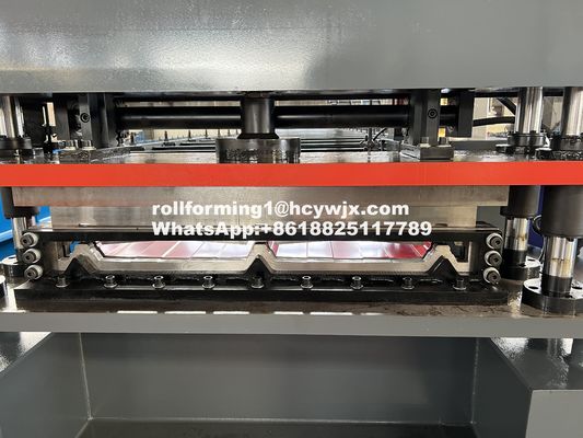 380v 3 Phase 50hz Roofing Sheet Roll Forming Machine Untuk Ketebalan 0,3-0,8mm