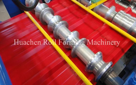 Fast Speed Color Steel Roof Sheet Roll Forming Machine With High Capacity
