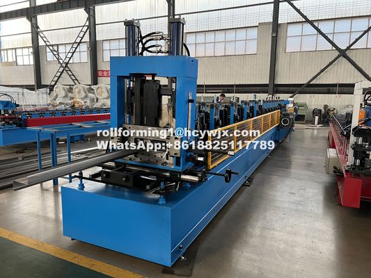 Galvanized Steel Z Purlin Membuat Mesin Tiga Fase