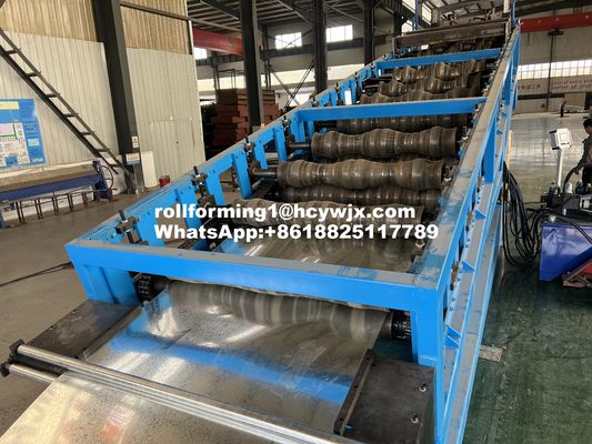 Big Span Cold Roll Forming Machine Produksi Papan Lengkungan