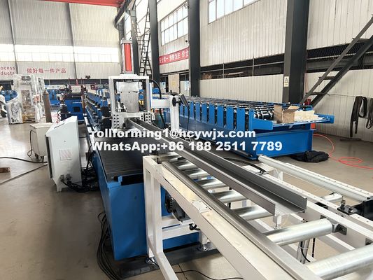 Stand Tipe Double C Clamping Beam Machine Line Dengan Diameter Roller Shaft 80mm Dan 14Stations