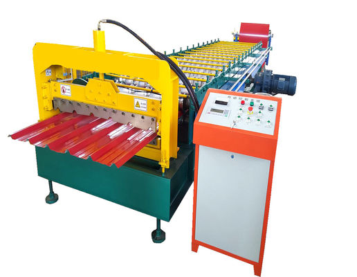 Galvanized Steel Profile Metal Roofing Corrugated Sheet Roll Forming Machines C10