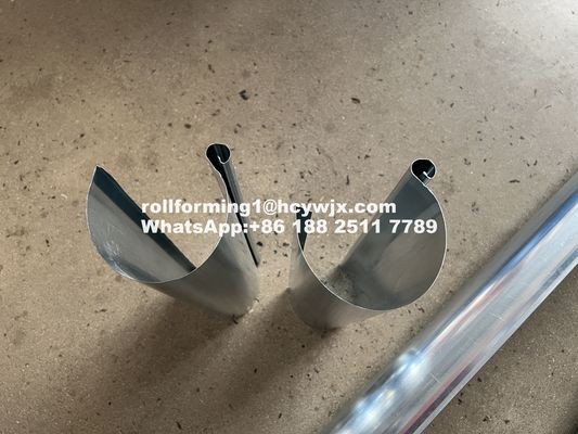 Precision Gutter Making Machine PLC Dan Konverter Dikendalikan