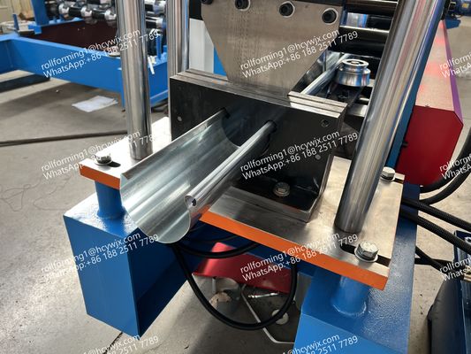 Mesin Membentuk Semi Round Gutter Cr 12 Blade Pemotong Baja Berkualitas Tinggi