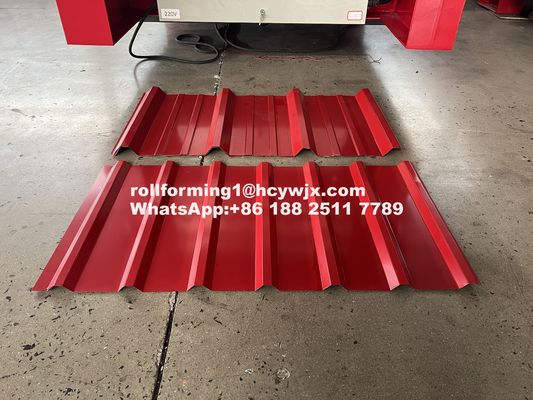 5.5KW AG Panel Double Layer Roll Forming Mesin