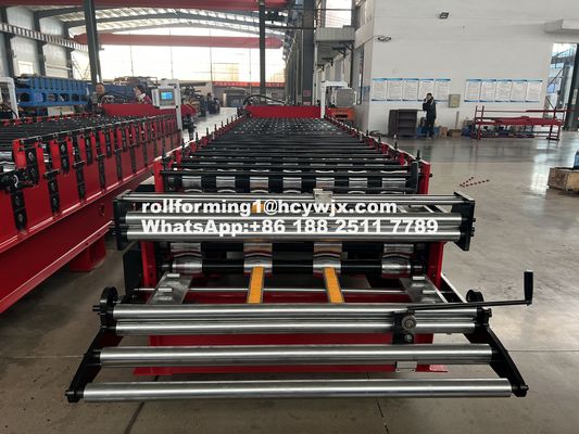 5.5KW AG Panel Double Layer Roll Forming Mesin