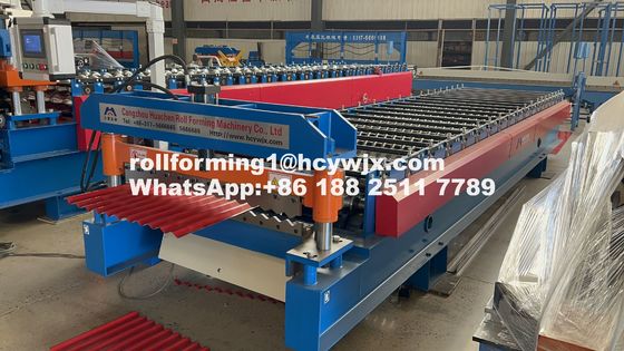 45# Mesin Forming Rollers Steel Roller Forming Machine 15-20m/min Kecepatan Forming