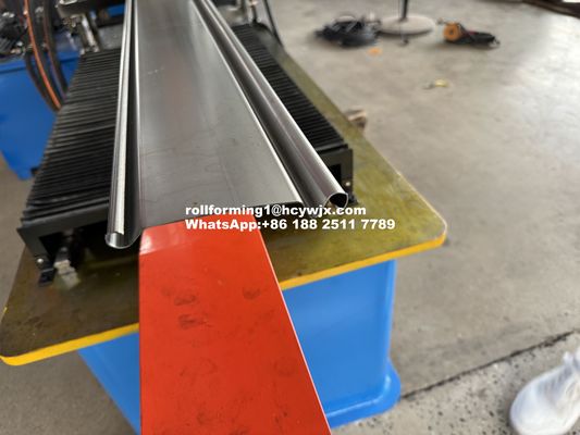 6.5mx1mx1.4m Roller Door Roll Forming Machine Untuk Profil Khusus Dan Berbagai Lebar