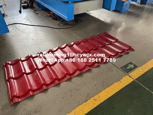 Mesin pembentuk gulungan dingin berlapis ganda dengan C15 AND TR10-113 PROFILE