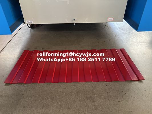 Mesin pembentuk gulungan dingin berlapis ganda dengan C15 AND TR10-113 PROFILE