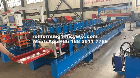 MSL Self-Locking 500mm Roofing Sheet Roll Forming Machine Untuk Ghana