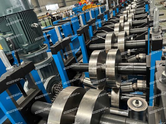 CZU M4Z/M4C Purlins Roll Forming Machine Satu Klik Perubahan Ukuran Profil