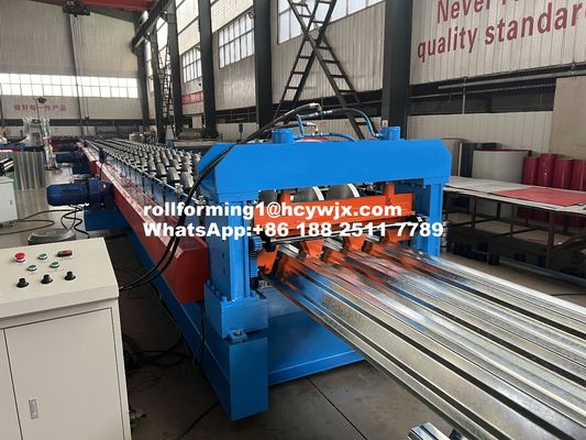 Papan bantalan beban yang dapat diandalkan T153-40L-840 Decking Floor Roll Forming Machine akurat