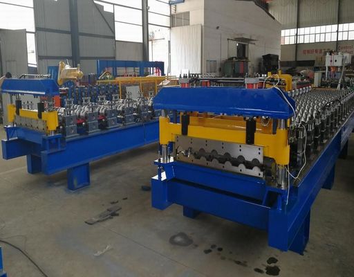 Warna Baja Glazur Tile Roll Forming Machine Nigerian To Mexico