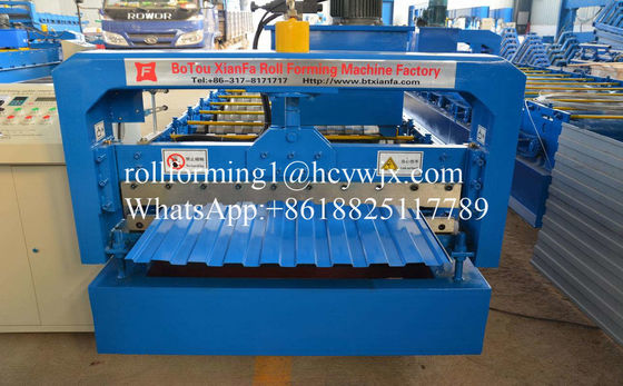 0.6mm Iso / Ce Ppgi Rolling Shutter Door Roll Forming Machine