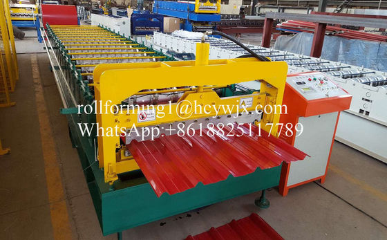 Roofing Corrugated Sheet 8kw Cold Roll Forming Machine