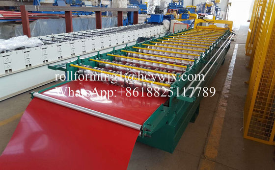 Roofing Corrugated Sheet 8kw Cold Roll Forming Machine