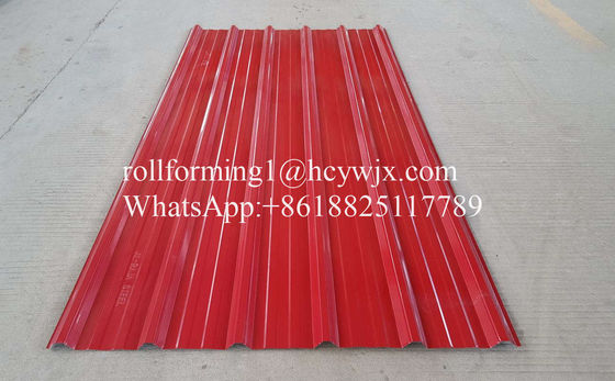 Roofing Corrugated Sheet 8kw Cold Roll Forming Machine