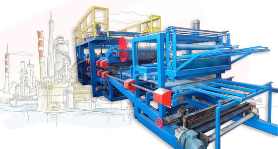 Rock Wool Sandwich Panel Line Produksi Roll Membentuk Mesin 250mm Ketebalan