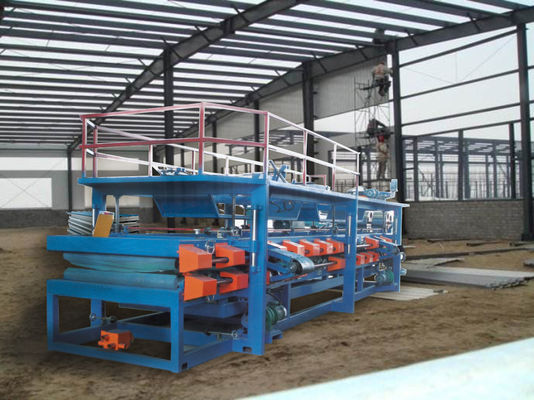 Warna Panel Sandwich Lembar Membuat Mesin Untuk Wol Mineral Dewan 28kw