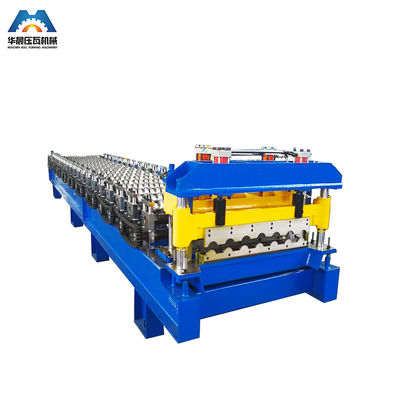 Warna Baja Glazur Tile Roll Forming Machine Nigerian To Mexico