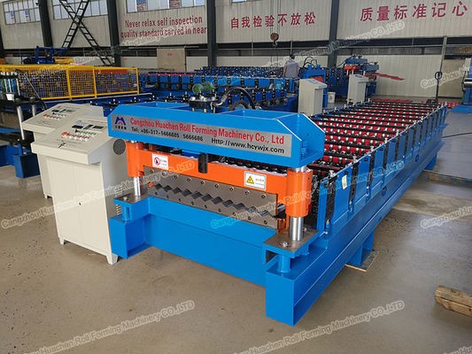 Panel bergelombang Roll Forming Machine 1000mm Coils