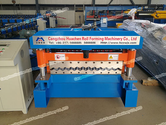 Panel bergelombang Roll Forming Machine 1000mm Coils