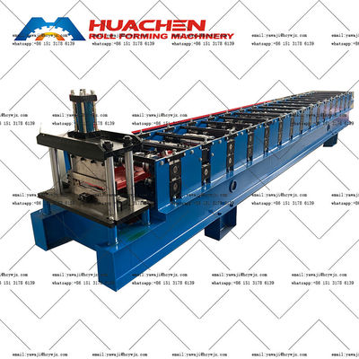 PPGI / GI Material Long Span Roof Roll Forming Machine Dengan 5.5 5.5KW Total Kekuatan