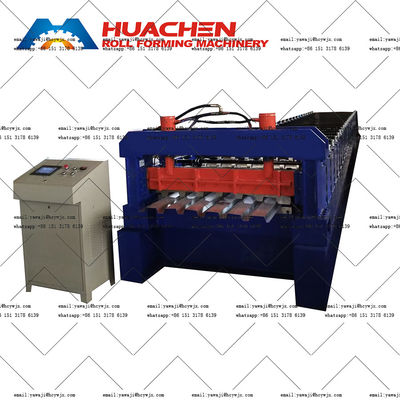 PPGI / GI 1.2mm lantai dek roll Forming Mesin