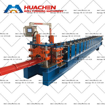 0.3mm - 0.8mm Kecepatan Tinggi Ridge Cap Roll Forming Machine 380V 50HZ 3