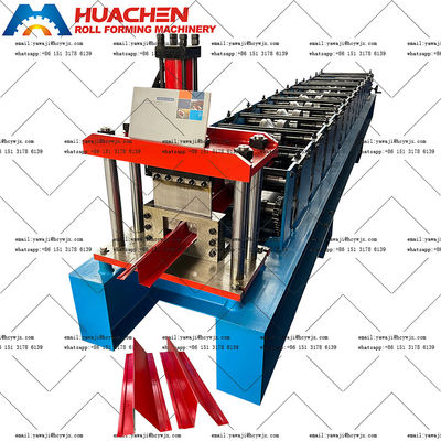 Presisi Tinggi Ridge Cap Roll Forming Machine Cold Roll Forming Equipment Dalam 1.00mm