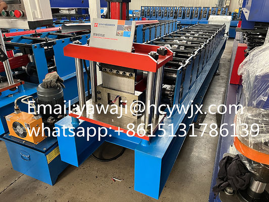 Presisi Tinggi Ridge Cap Roll Forming Machine Cold Roll Forming Equipment Dalam 1.00mm