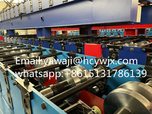 Presisi Tinggi Ridge Cap Roll Forming Machine Cold Roll Forming Equipment Dalam 1.00mm