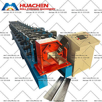 C Purlin Roll Forming Machine Dengan Switch Mudah
